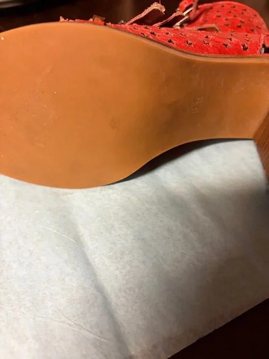 Jeffrey Campbell Red Star-Cutout Strappy Block Heel Boots - Picture 11 of 11